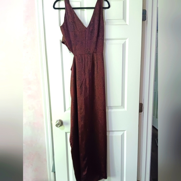 Nicholas Silvina Wrap Gown Designer RTR Size 12 - Picture 10 of 15